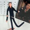 28Cm Michael Jackson Jointed Plush Figure Kawaii Soft Toy Home Desk Decoration Collectible Present For Adults