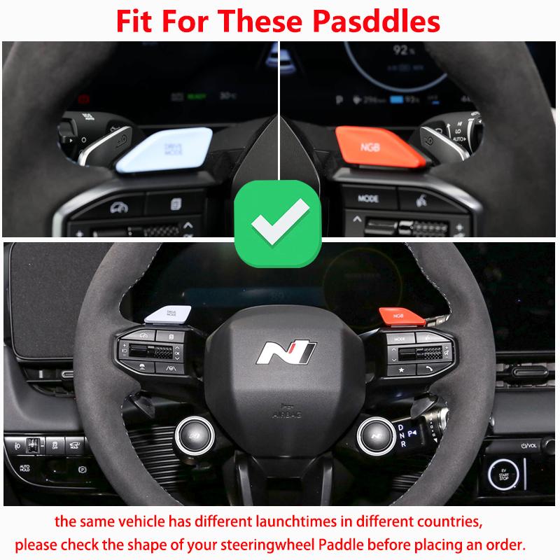 For Hyundai Ioniq 5N Ioniq 6N 2024 2025 2026 Car Steering Wheel Paddle Shifters Aluminum Shift Paddle DSG Extension