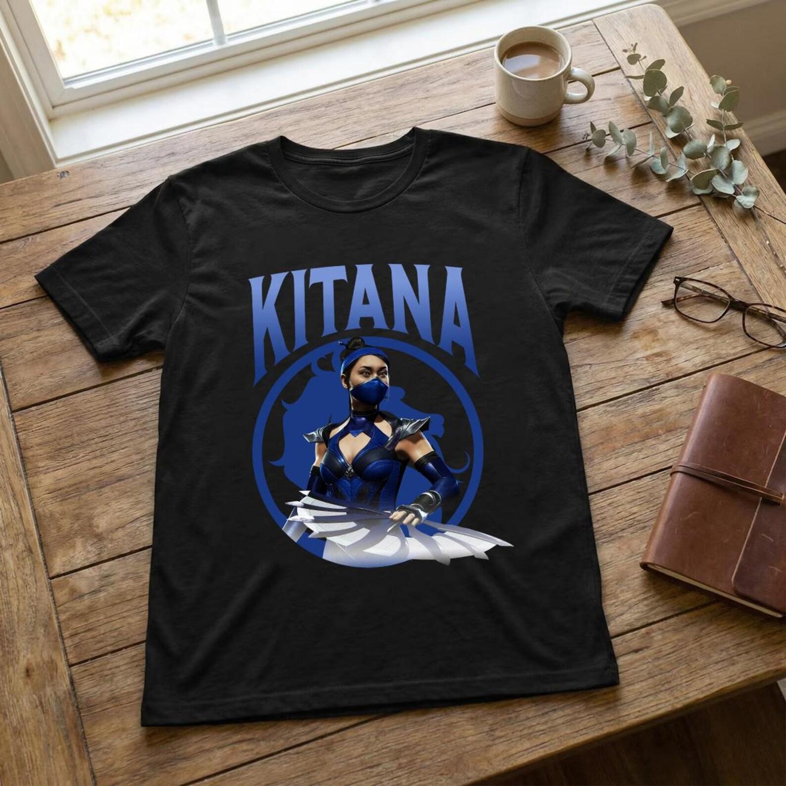 Mortal Kombat Kitana T-Shirt, Kitana Mortal KombaT-Shirt, Kitana Shirt Fan Gifts, Mortal Kombat Game Shirt, Ninja Shirt, MK Shirt 2XL
