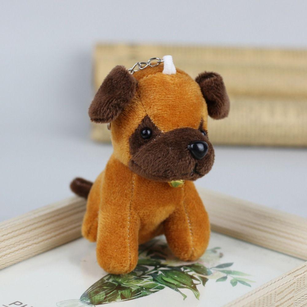 Cartoon Wolfhound Plush Toy Keychain Plush Doll Wolf Dog Stuffed Doll Key Ring  Kid Gifts