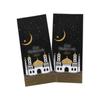 Holiday Gift Wrap Black Opp Flat Pocket Moon Colour Printed Food Bundle Pocket