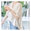 NaVaVa Women Thin V Neck Asymmetric Short sleeVe Blouse Nb2109