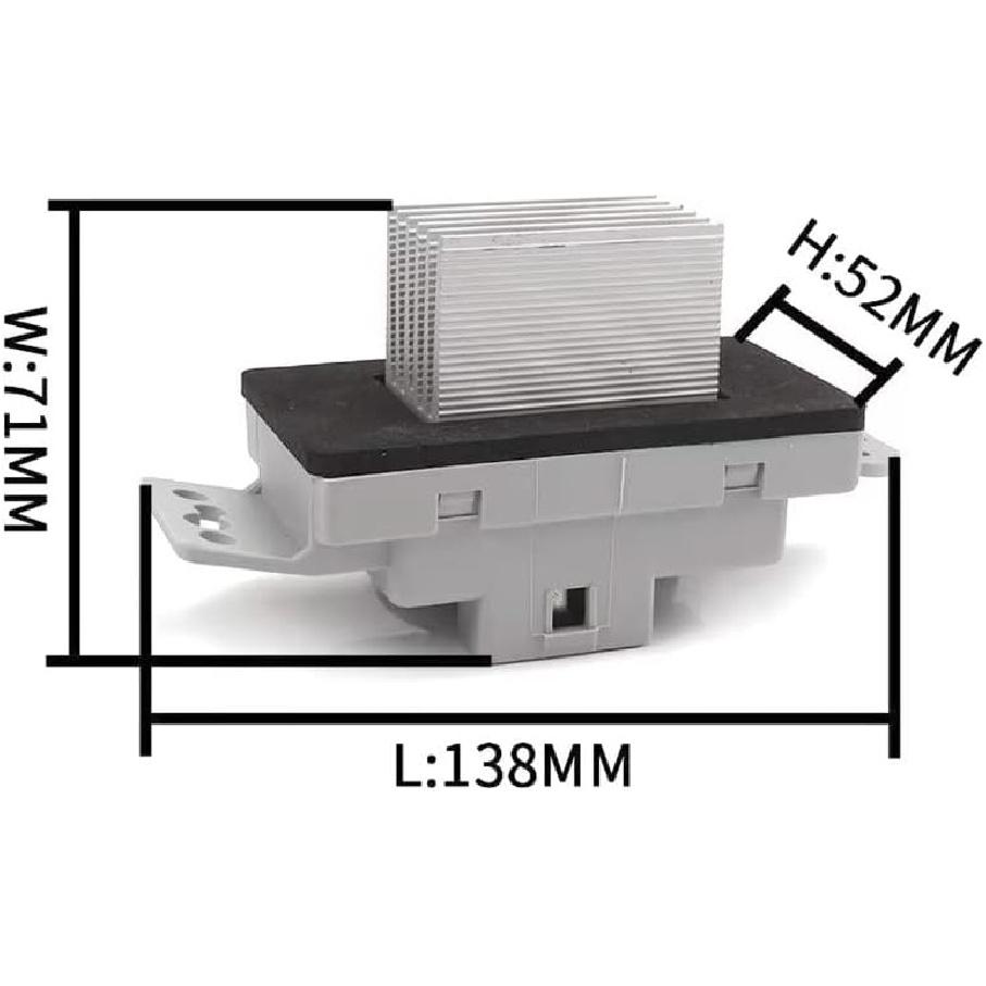 HVAC Blower Motor Resistor Complete Kit With Harness 15 81773, 89018778, 89019351, 1581773, 15-81773 - Fit for Chevy Silverado, Tahoe, for Suburban,