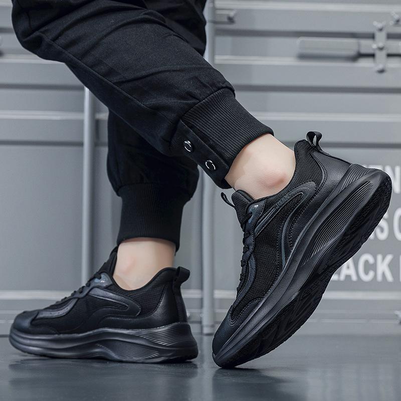 Large Size Men's Fashion Casual Sports Shoes Trend Versatile Breathable Net Shoes Light Running Shoes Light Luxury Travel Shoes