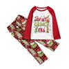Family Matching Print Sets Pajamas Loungewear Outfits Family Matching Long Sleeve Tops+Pants Set