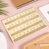 Braille Writing Board Kit 4 Lines 28 Cells Visual Impairment Aids Braille Self-Learning Kit Braille Boards/ Pen alphabet boards