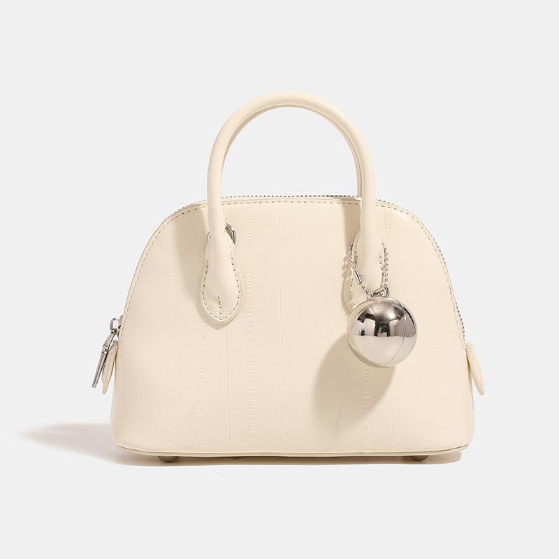 2024 Fall/Winter New Niche Design Handbag, Fashionable Commuting High-End Large Capacity Shoulder Crossbody Pillow Bag бежевый