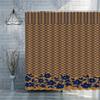 Wood Grain Shower Bedroom Curtains Bamboo Old Door Home Bathroom Toilets Polyester Decor Waterproof Screens With Hooks Washable