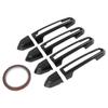 8pcs Carbon Fibre Style Outer Exterior Outside Door Handle Covers Replacement for Cadillac XT4 5 6