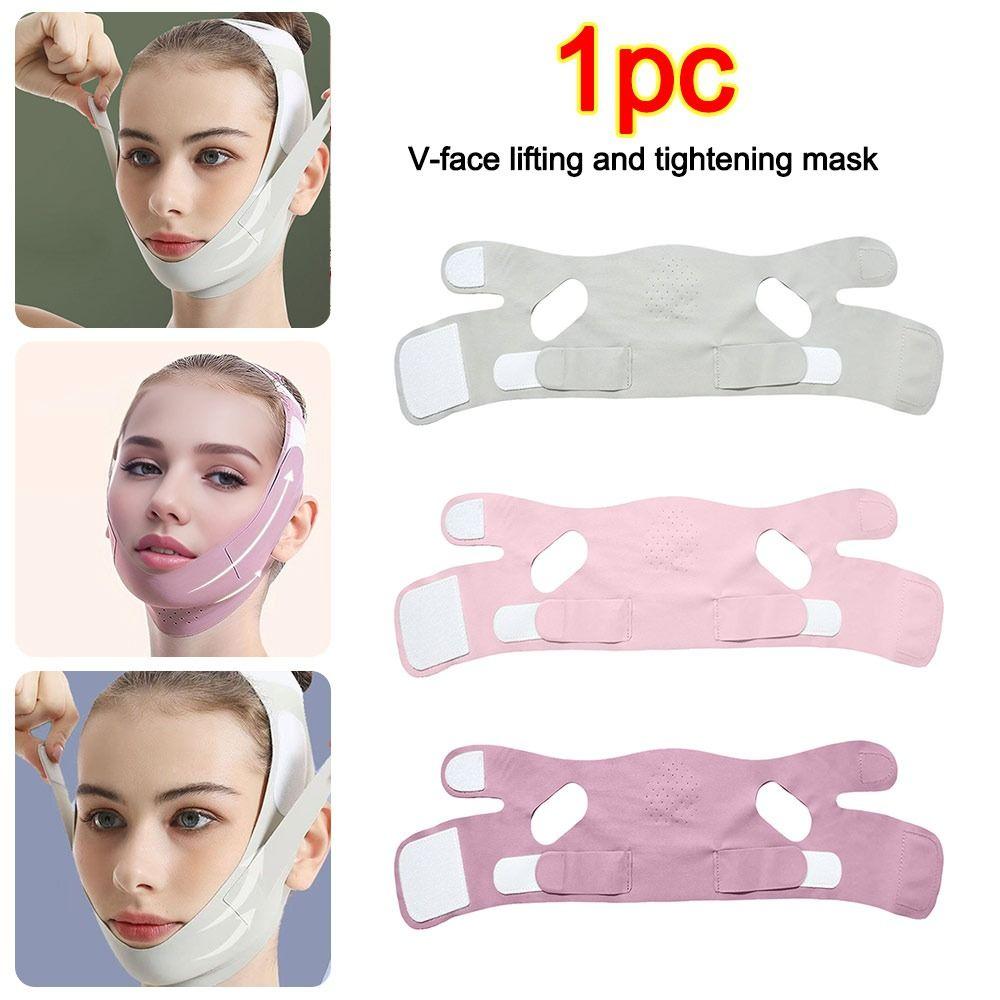 Breathable Face Lifting Belt Adjustable Face Lift Band Portable Chin Up Mask  Skin Care
