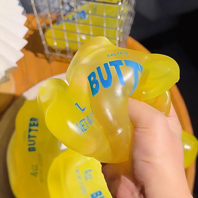 14cm Coconut Oil Butter Stick Squishy Toy Moldable Stress Butter Bar Cheese Fidget Toy Super Soft Funny Gift