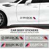2pcs Car 3D Stickers Auto Side Body Sports Sticker Decals Car Accessories for Buick Envision GS GL6 GL8 Avenir Riviera Lesabre Velite Verano