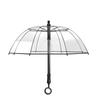 Cartoon Transparent Umbrella Girl High Value Long Handle Umbrella Funny Water Spray Umbrella Large Parasol Umbrella Water Gun