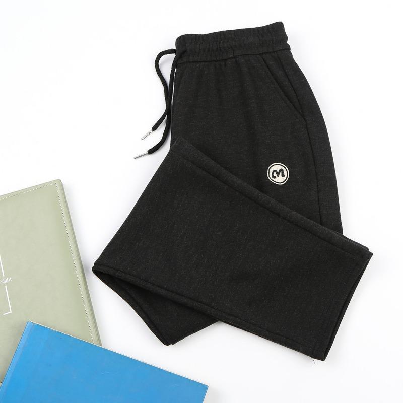 

Mom pants autumn and winter fine strip velvet medium and old loose women s pants new casual trousers large size straight pants XXL