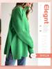 Trendy Oversized Knit Sweater with High Neck for Women - Autumn/Winter Ready
