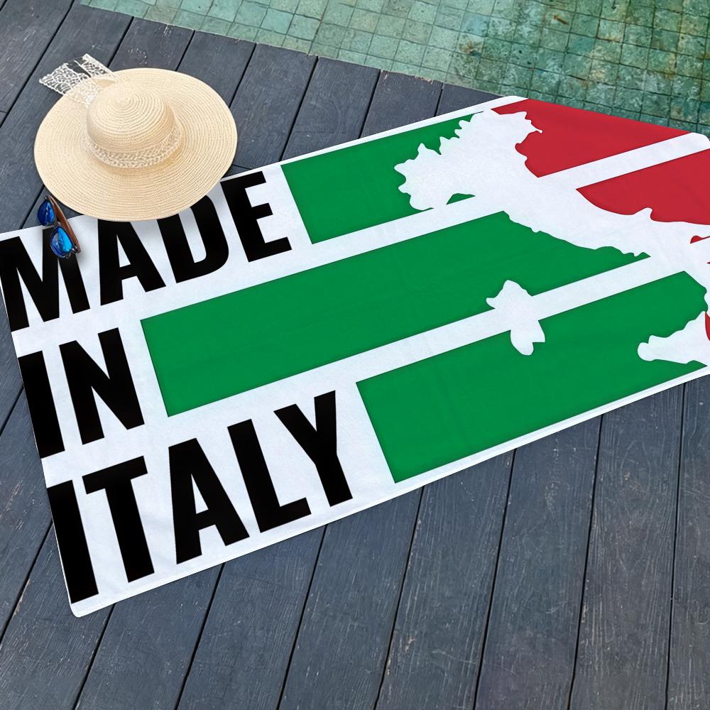 Jmg Household Supplies Flag Of Italy Beach Towel For Beaches Yoga Studios Gyms Hot Springs Swimming Pools And Picnics