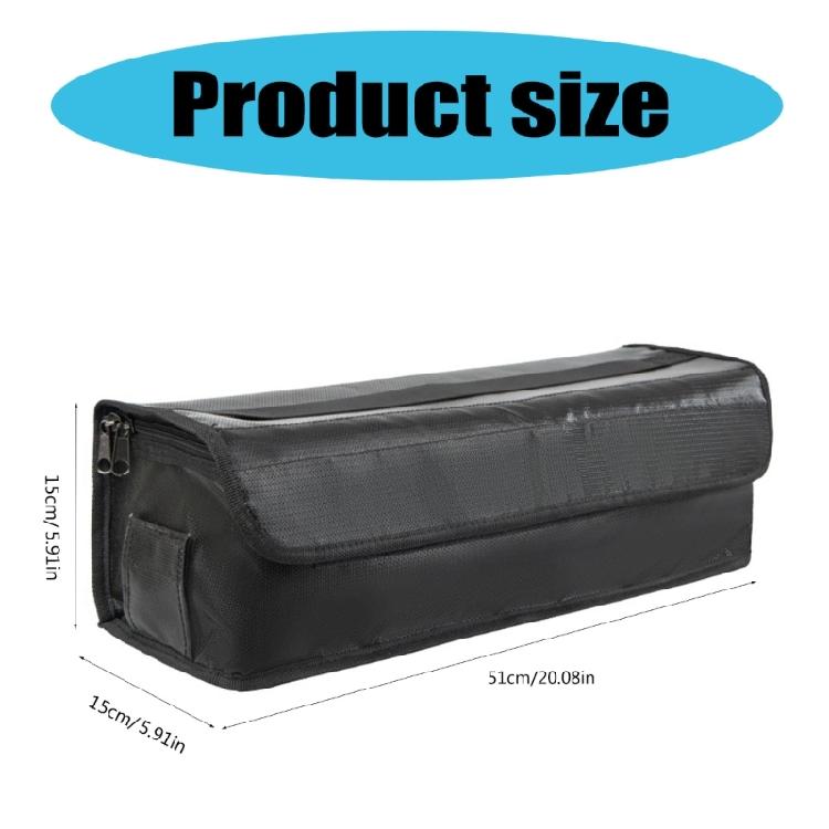 Electric Bike Battery Bag Lithium Battery Storage Pouches Fireproof Storage Bag Electric Bicycles Accessories Enduring