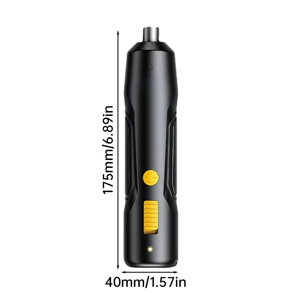 15Pcs Handheld Electric Screw Driver with 13Pcs Bit Hand Drill Power Tool  Home