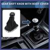 6 Speed Gear Shifter Knob W/ Cover For Chevrolet Cruze 2010-2015 Plastic Black