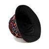 Peace Printing Bucket Hat Colorful Pattern Fisherman Hats Double Sides Panama Cap Unisex  New Style