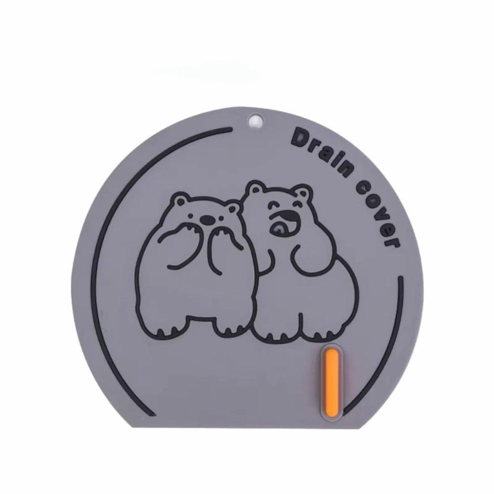Anti Odor Sewer Floor Drain Cover Silicone Kitchen Drain Covers Reusable Deodorant Cover  Kitchen