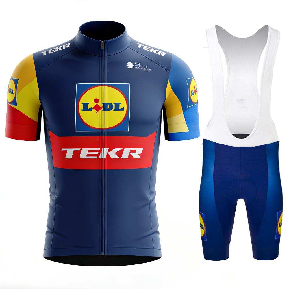 Abbigliamento Mtb da Uomo Maglie da Ciclismo TEKR Camicetta Vestiti Giacca da Uomo Set da Uomo Pantaloncini Attrezzatura Maglia Professionale Pantaloni Uniforme Gel