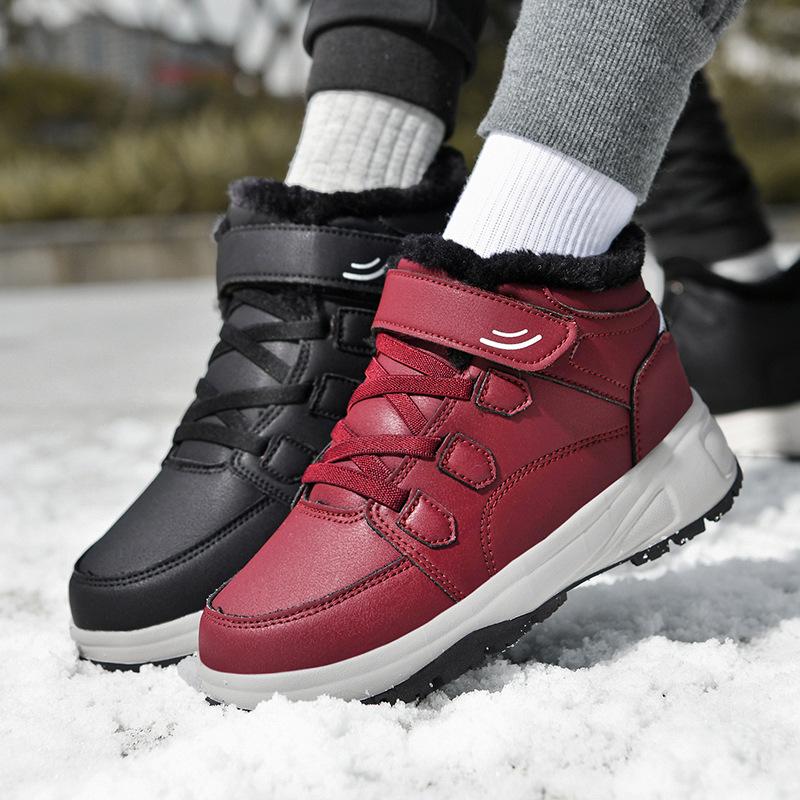 Cotton shoes, velvet and cotton, new winter warm elderly shoes, sports running and walking shoes, the same mother shoes for men and women