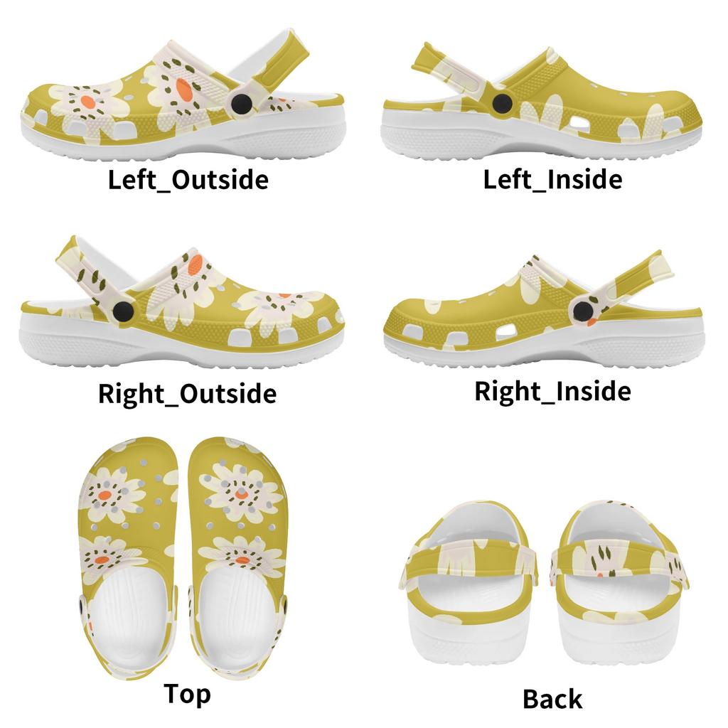 Süße bedruckte EVA-Clogs Unisex Atmungsaktiv Leicht Rutschfeste Freizeitschuhe Bequeme Sommersandalen Leichte Alltagsschuhe