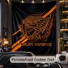 TapestryHull FC Custom Name Text Personalized Wall Hanging Tapestry Home Wall Decor