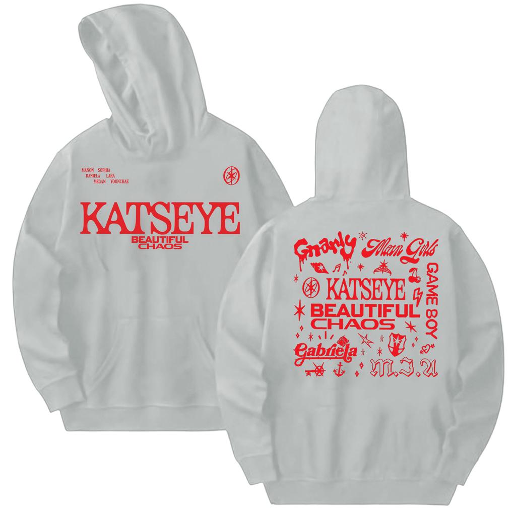 Damen Modisches Lässiges Kapuzen-Langarm-Sweatshirt mit Aufdruck