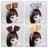 Halloween Dog Costume Accessories include Dog Ear Headband Dog Tail Nose Bowtie Skirt Gloves for Women Girl Cosplay