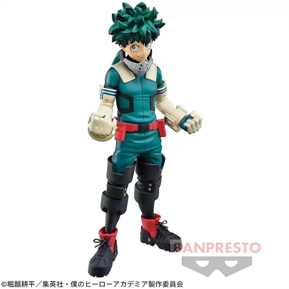 בנדאי 17 ס"מ אנימה My Hero Academia איזוקו מידוריה וקאטסוקי בקוגו סט דמויות אקשן דגם PVC אספנות צעצוע למעריצים מתנה