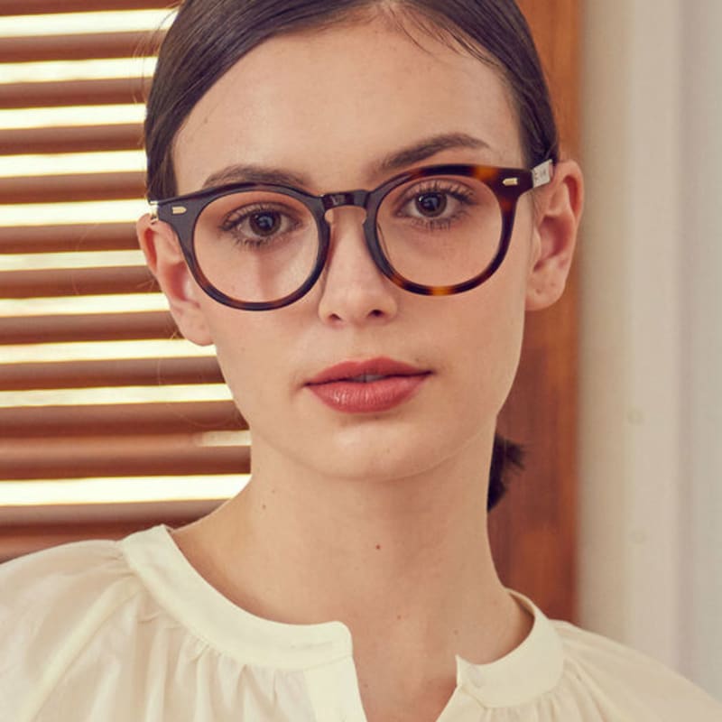 DAYWALKER Zeiss Lens Unisex Blue Light Blocking Horn-Rimmed Glasses HENRY C4A