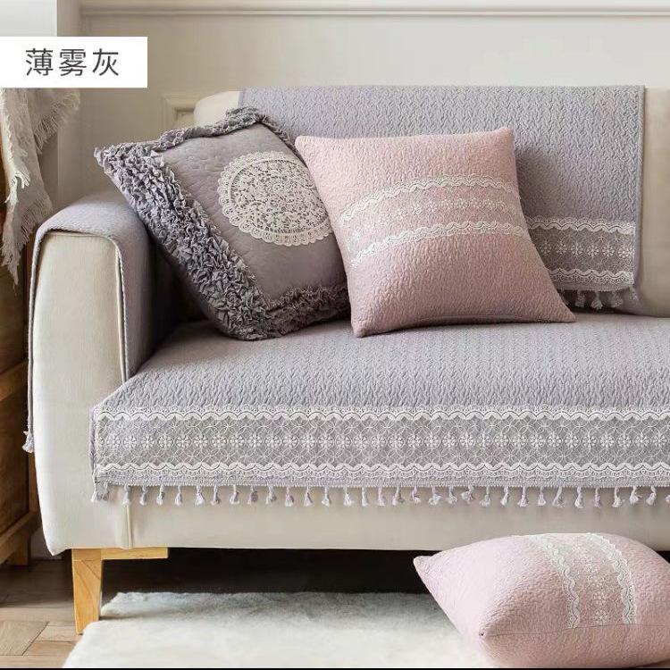 

Легкий роскошный чехол для дивана для гостиной, четыре сезона, диванная подушка в американском стиле, стереовышивка, универсальная нескользящая подушка 70x70