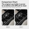 Custom Molded Center Console Pad Slip Resistant Quick Install Vehicle Drink Holders Protector Quick Fixing for Vehicle