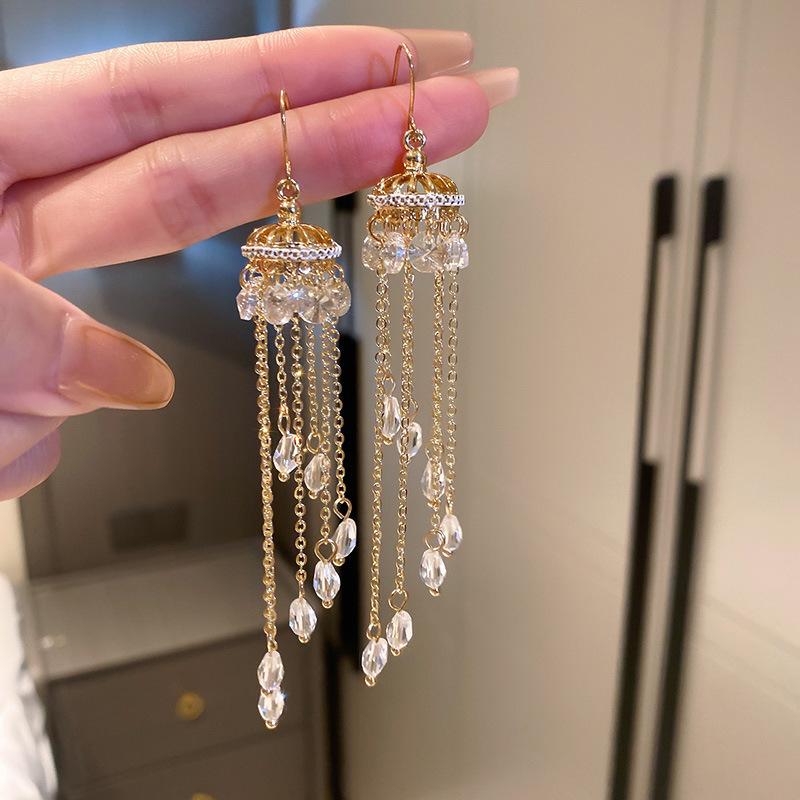 Retro High-End Silbernadel Diamantbesetzte Blumenohrringe, Europäische und Amerikanische Übertriebene Temperamentsohrringe, Leichter Luxus Nischenohrringe