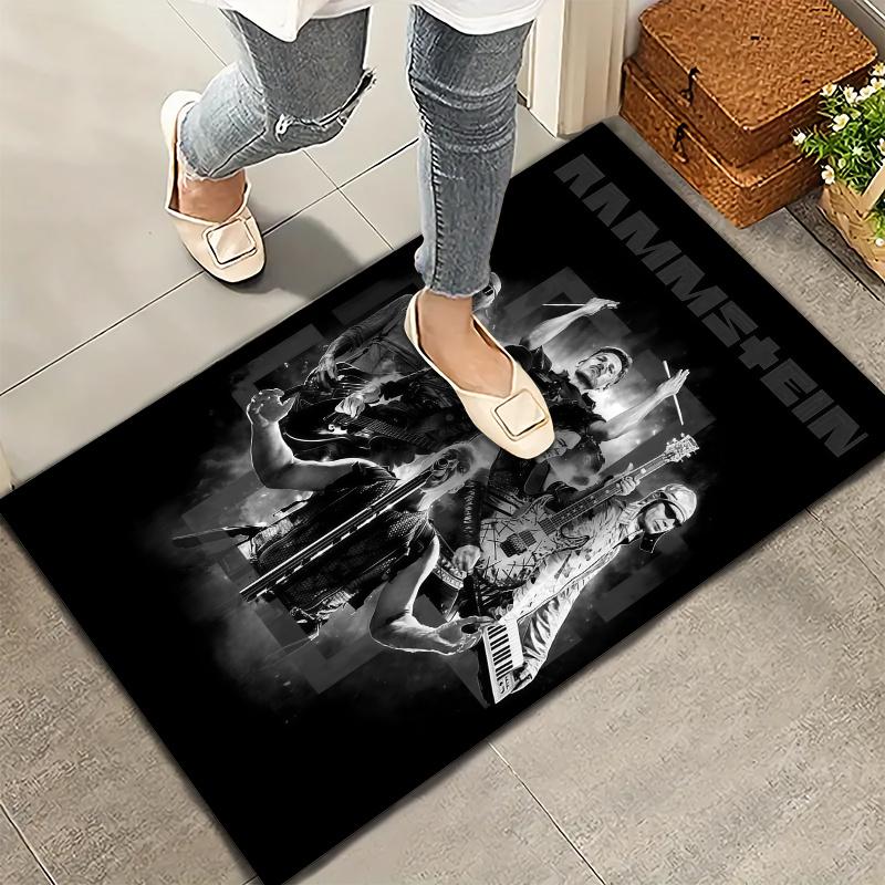 Rammstein Carpet Rug for Living Room Bedroom Home Sofa Decoration,Kids play Nonslip Floor Mat