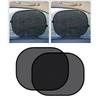 UV Protections Car Sunshades for Baby Child Pet Side Window Sun Blocking Mesh Cover Sunguards Easy Installation, 2 Pack