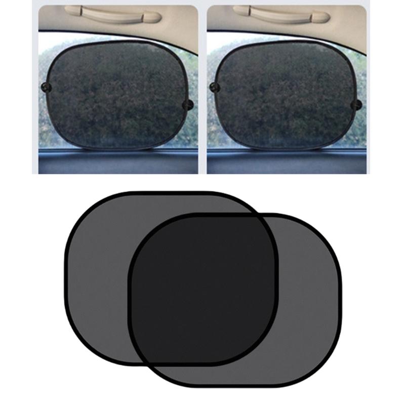 UV Protections Car Sunshades for Baby Child Pet Side Window Sun Blocking Mesh Cover Sunguards Easy Installation, 2 Pack