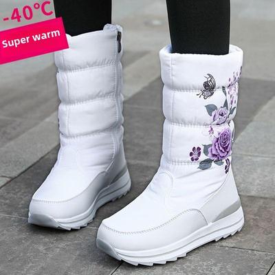 Women Snow Boots Platform Winter Boots Thick Plush Waterproof Non-slip Boots Women Winter Shoes Warm Fur Boots