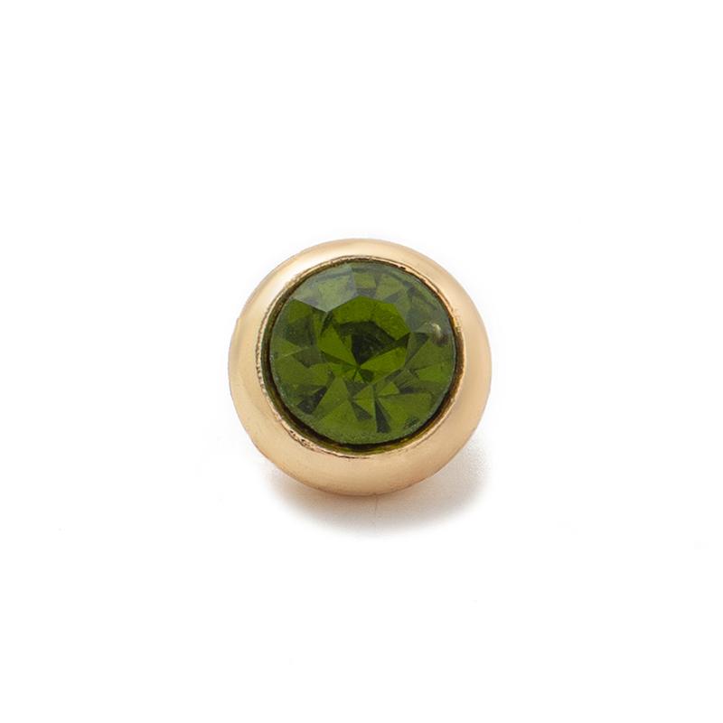 Love Glass Box Pendant Diy Necklace Birthday Month Gemstone Light Luxury Versatile  Jewelry Gift