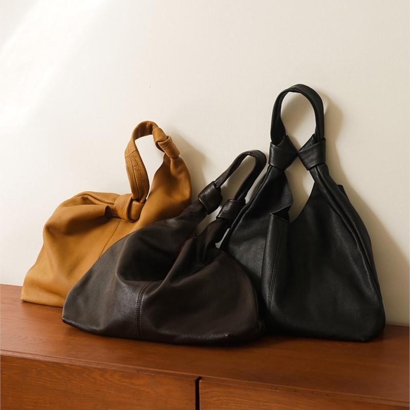 Johnature Genuine Leather Women's Bag High-end Handbag Commuting Tote Bag Soft Cowhide Large Capacity Shoulder Bags