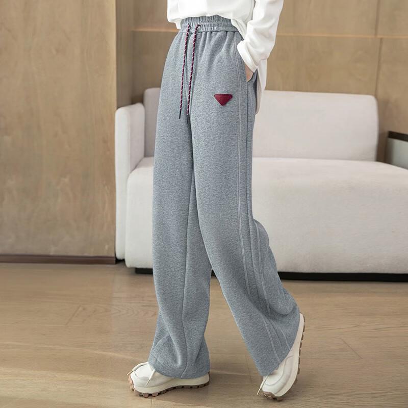 Women's Drawstring Casual Wide-Leg Pants