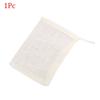 Cotton Filter Bag Reusable Cotton Food Filter Mesh Bag Strainer Mesh Nut Milk Bean Muslin Soup Filter Supplies Food Colander