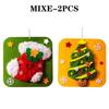1-4PCS Christmas DIY Embroidery Kit Handmade Sewing Needlework Kids Craft Set Holiday Gift Home Decoration Room Decoration