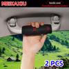 2 Sets of PU Leather Embroidered New-style Car Interior Handle Protection Covers, Handle Covers, Car Decorative Items