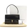 Morabito One Belt Shoulder Bag Black Calfskin Women Used