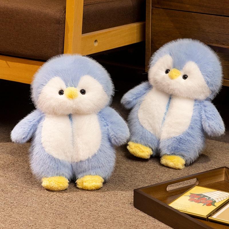 Unisex Penguin Slippers Plush and Adorable Home Slippers Thick-Soled Warm Winter Indoor Slippers