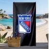 Asciugamano da Spiaggia Stampa New York Rangers Morbido Portatile Asciugatura Rapida?Asciugamano Asciutto Per Piscina Vacanza Estiva Sport all'Aperto
