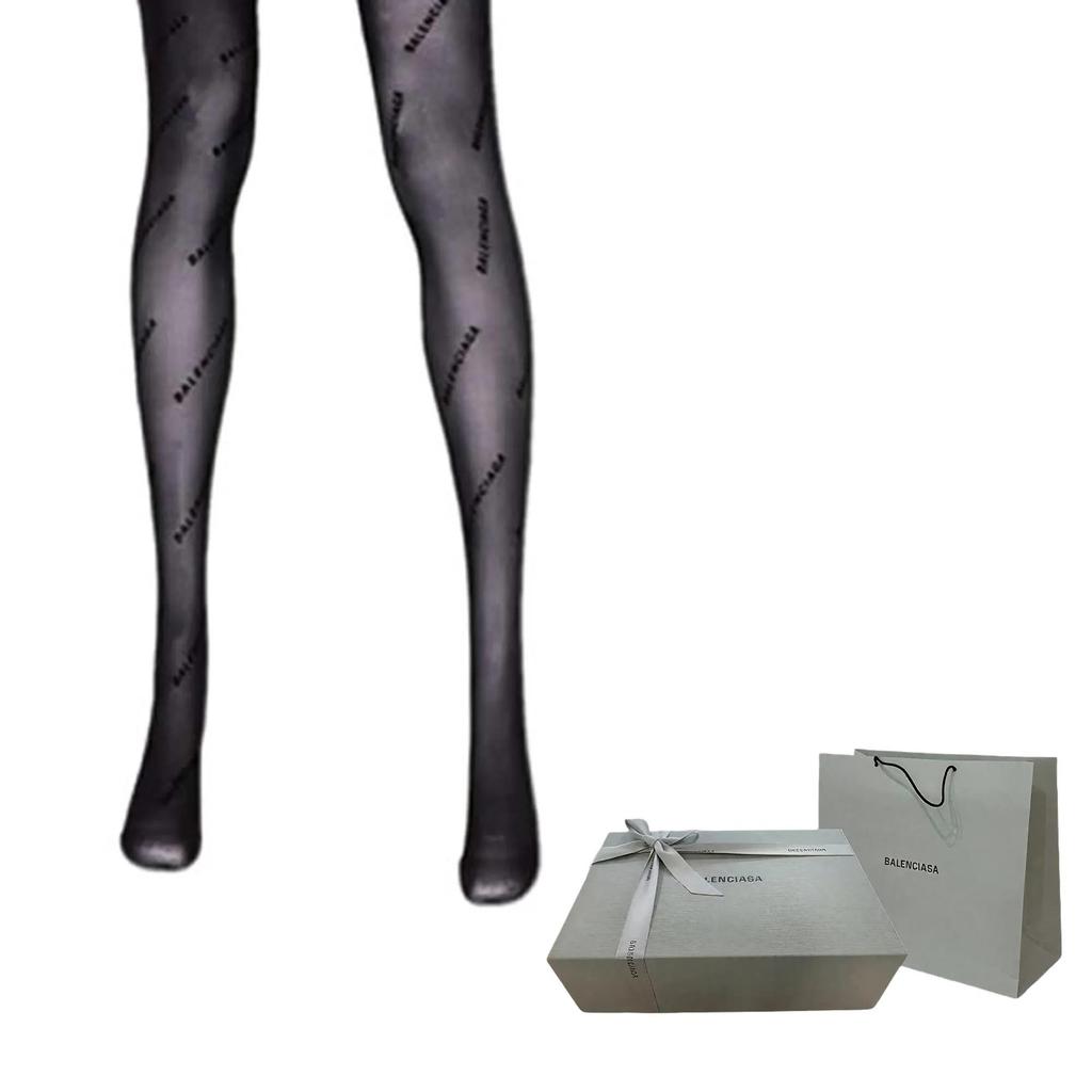 Balenciaga Pantyhose Women's Gift Box Set Black (Unisex) Pantyhose